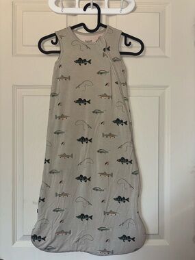 Kyte BABY Beige Fish-Print Sleep Sack